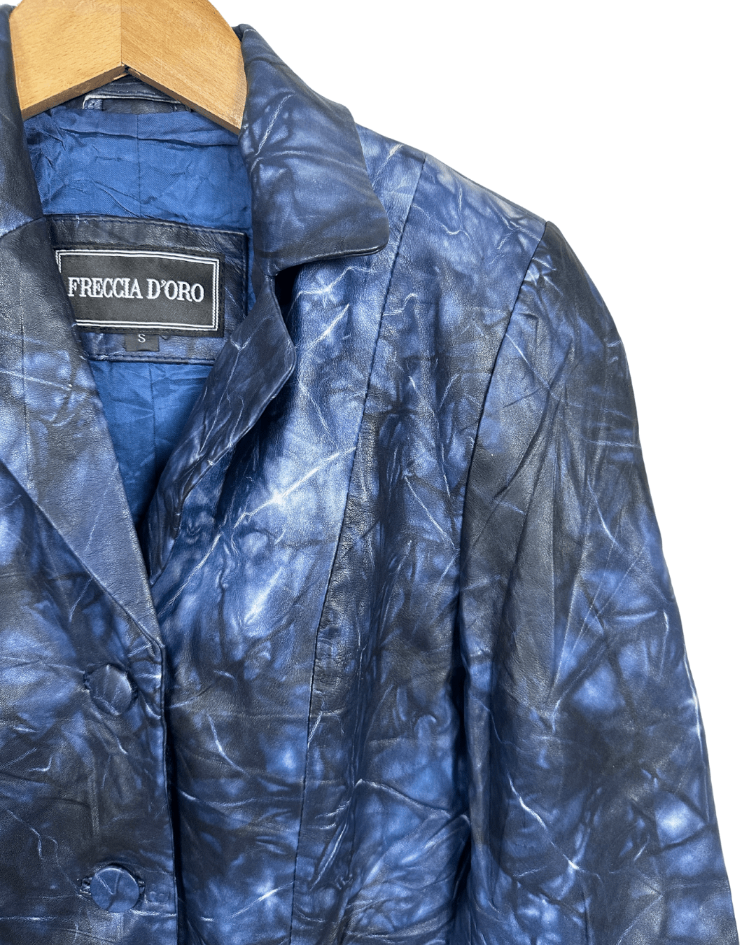 Freccia D'Oro Genuine Leather Jacket - Women's Small - Funkify
