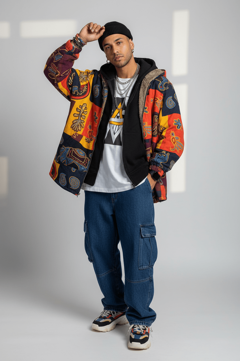 Fur - lined Jacket 4XL - Funkify