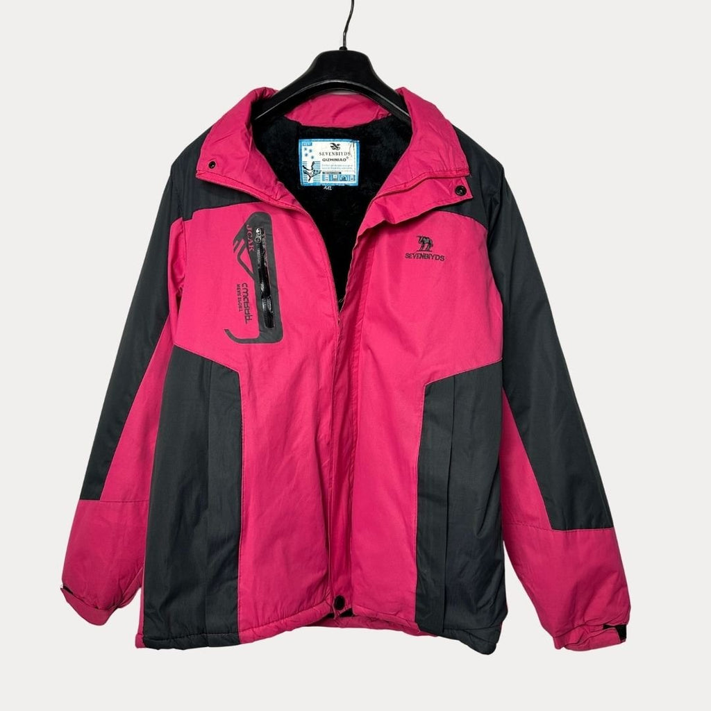 Fur-lined Ski Jacket Small - Funkify