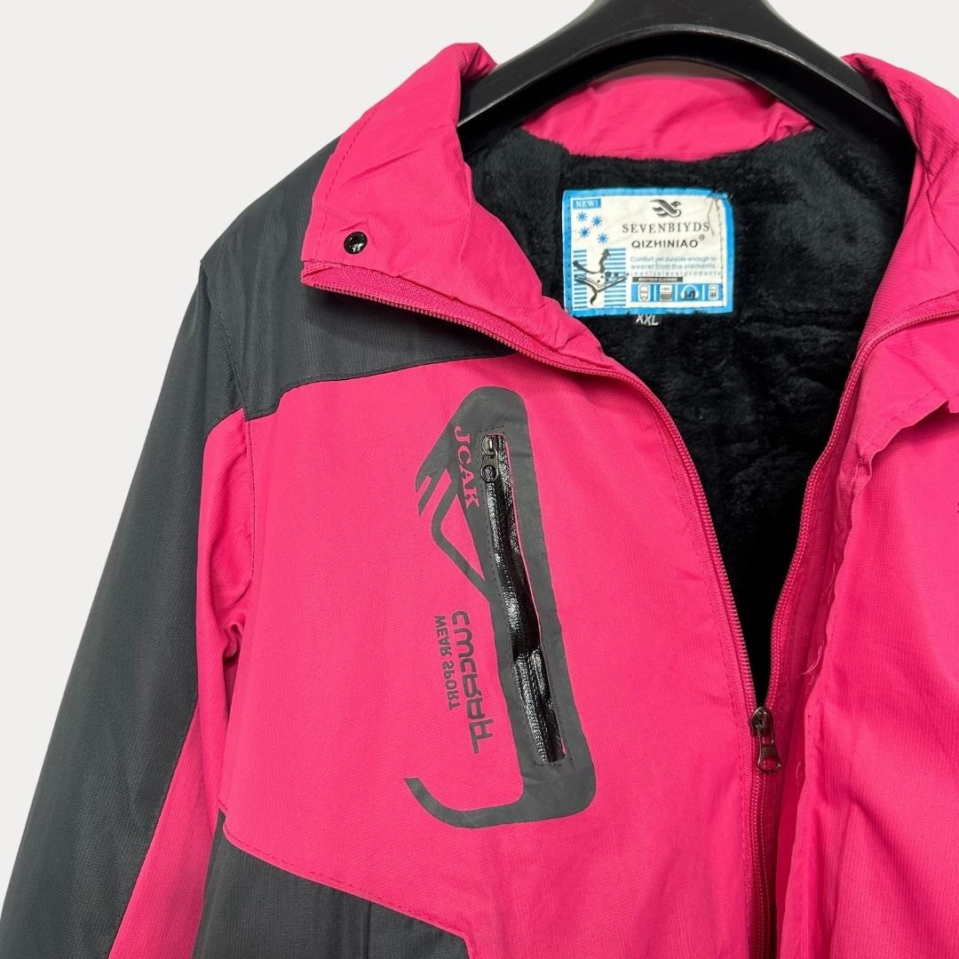 Fur-lined Ski Jacket Small - Funkify