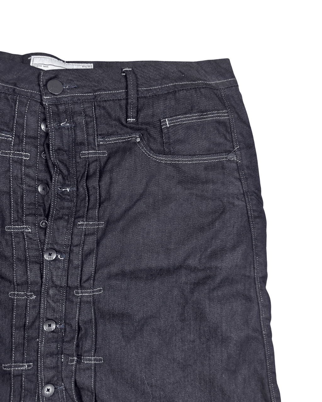 G - Star Raw Button Down Denim Skirt - Size W33 (XL) - Funkify