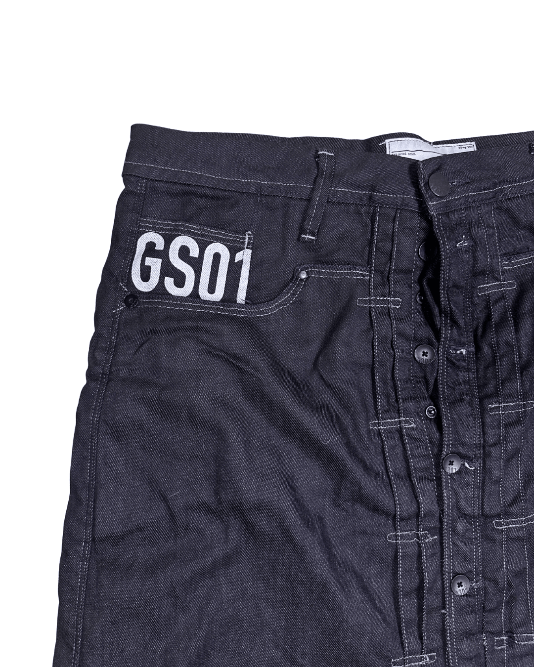 G - Star Raw Button Down Denim Skirt - Size W33 (XL) - Funkify