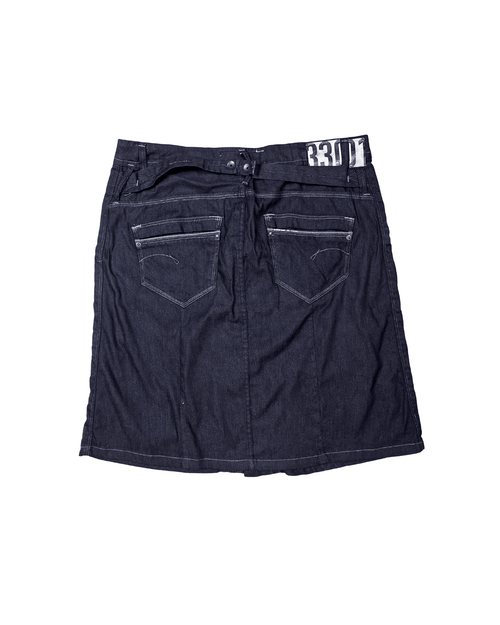 G-Star Raw button-down denim skirt, waist 33 (XL)