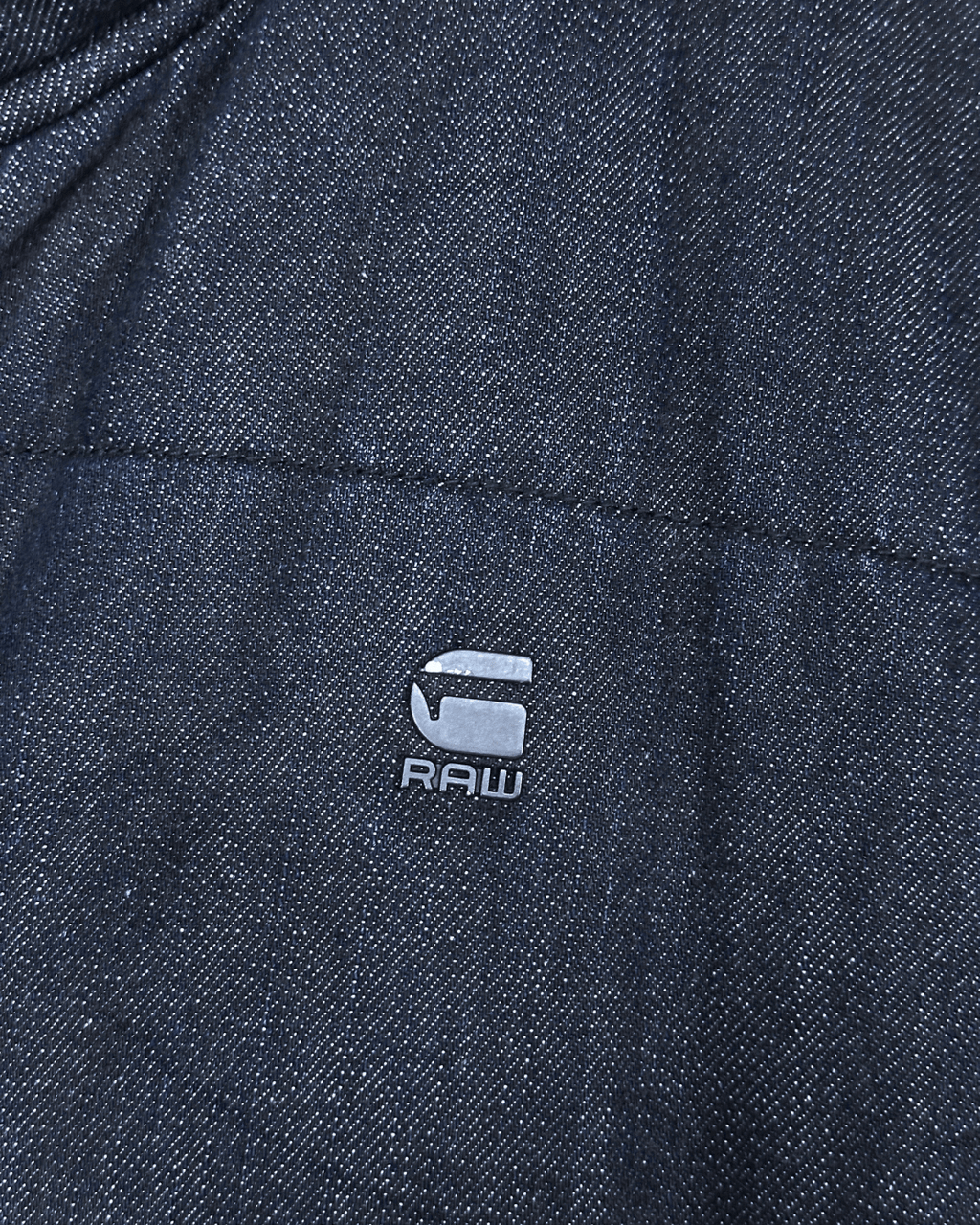 G - Star Raw Denim Puffer Jacket 2XL - Funkify