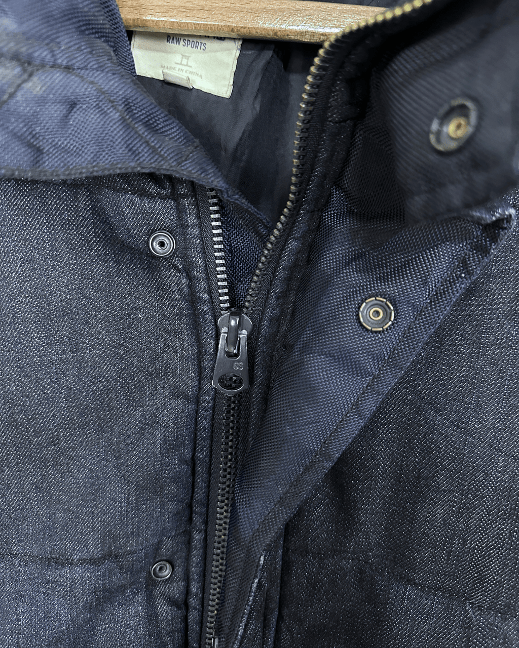 G - Star Raw Denim Puffer Jacket 2XL - Funkify