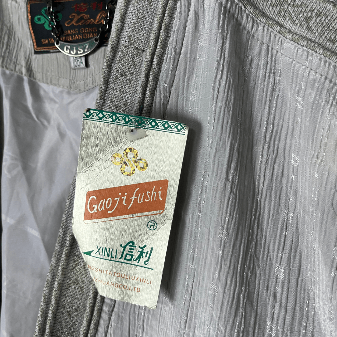 Gaoji Futshi Bomber Jacket Grey - Funkify