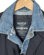 Garcia Jeanswear Hybrid Blazer with Denim Insert - Funkify