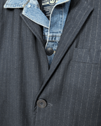 Garcia Jeanswear Hybrid Blazer with Denim Insert - Funkify