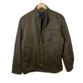 Gazman Brown Leather Jacket Large - Funkify