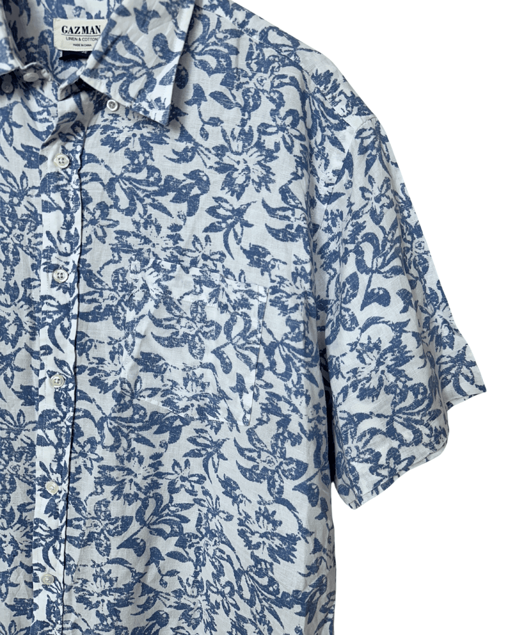 Gazman Linen Blend Shirt XL - Funkify