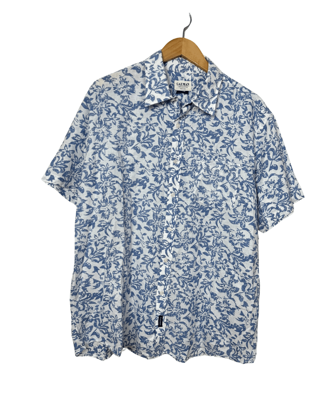 Gazman Linen Blend Shirt XL - Funkify