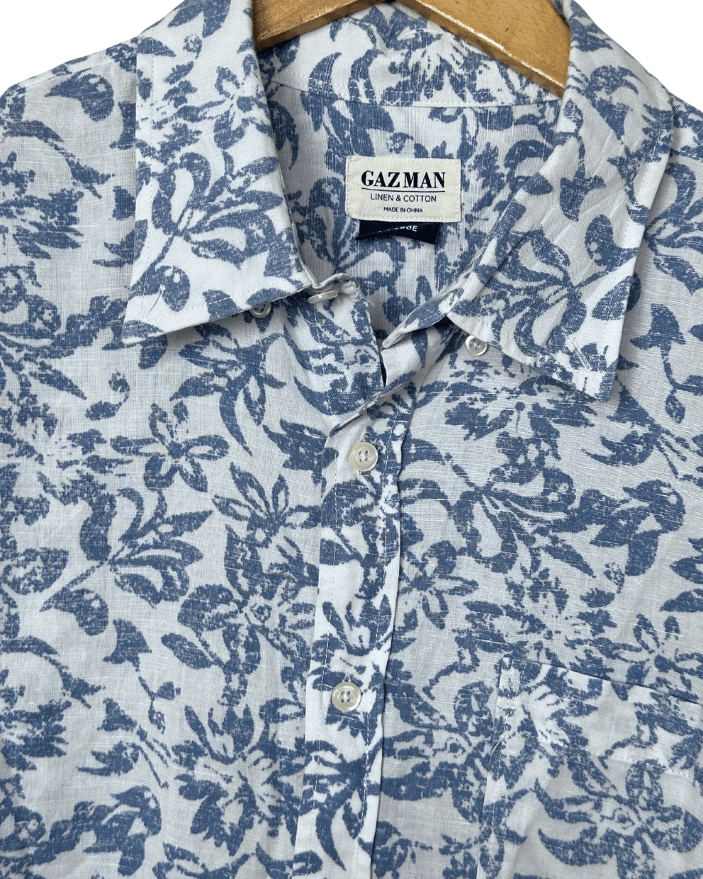 Gazman Linen Blend Shirt XL - Funkify
