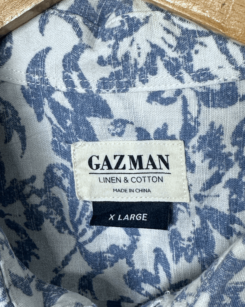 Gazman Linen Blend Shirt XL - Funkify