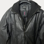 Genuine Leather with Faux Removable Fleece Piece XL - Funkify
