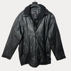 Genuine Leather with Faux Removable Fleece Piece XL - Funkify