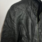 Genuine Leather Women's Biker Jacket Small - Funkify