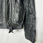 Genuine Leather Women's Biker Jacket Small - Funkify