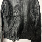Genuine Leather Women's Biker Jacket Small - Funkify
