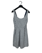 Geometric Fit - and - Flare Dress Small - Funkify