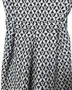 Geometric Fit - and - Flare Dress Small - Funkify