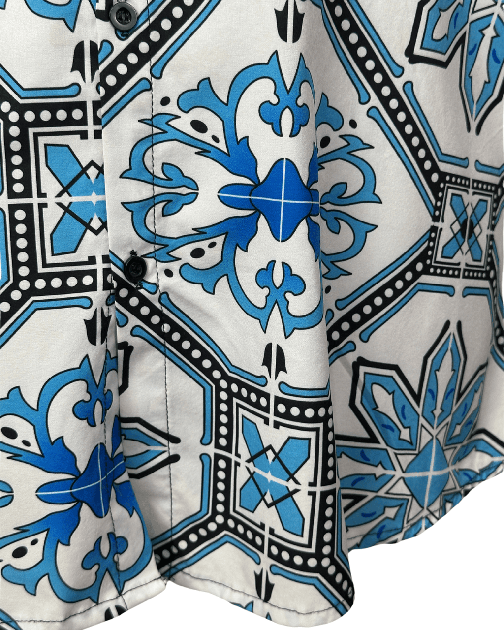 Geometric Pattern Shirt Large - Funkify