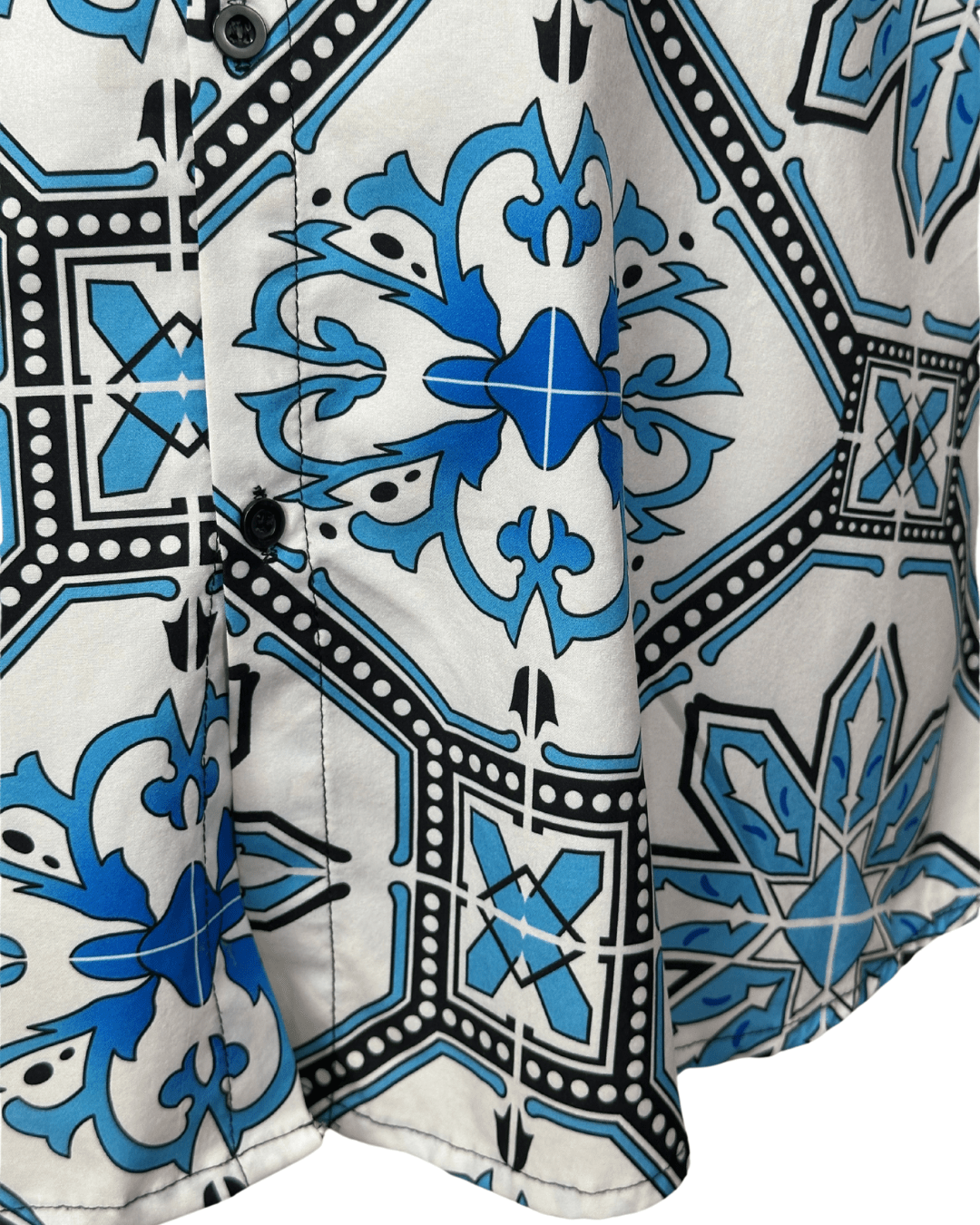 Geometric Pattern Shirt Large - Funkify