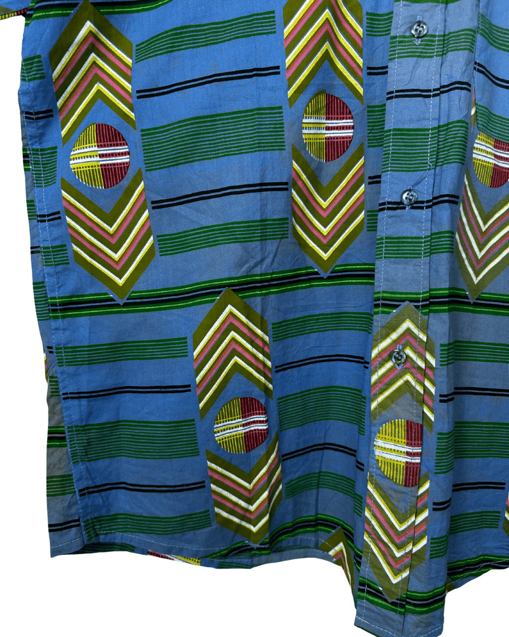Geometric Print Shirt - Large - Funkify
