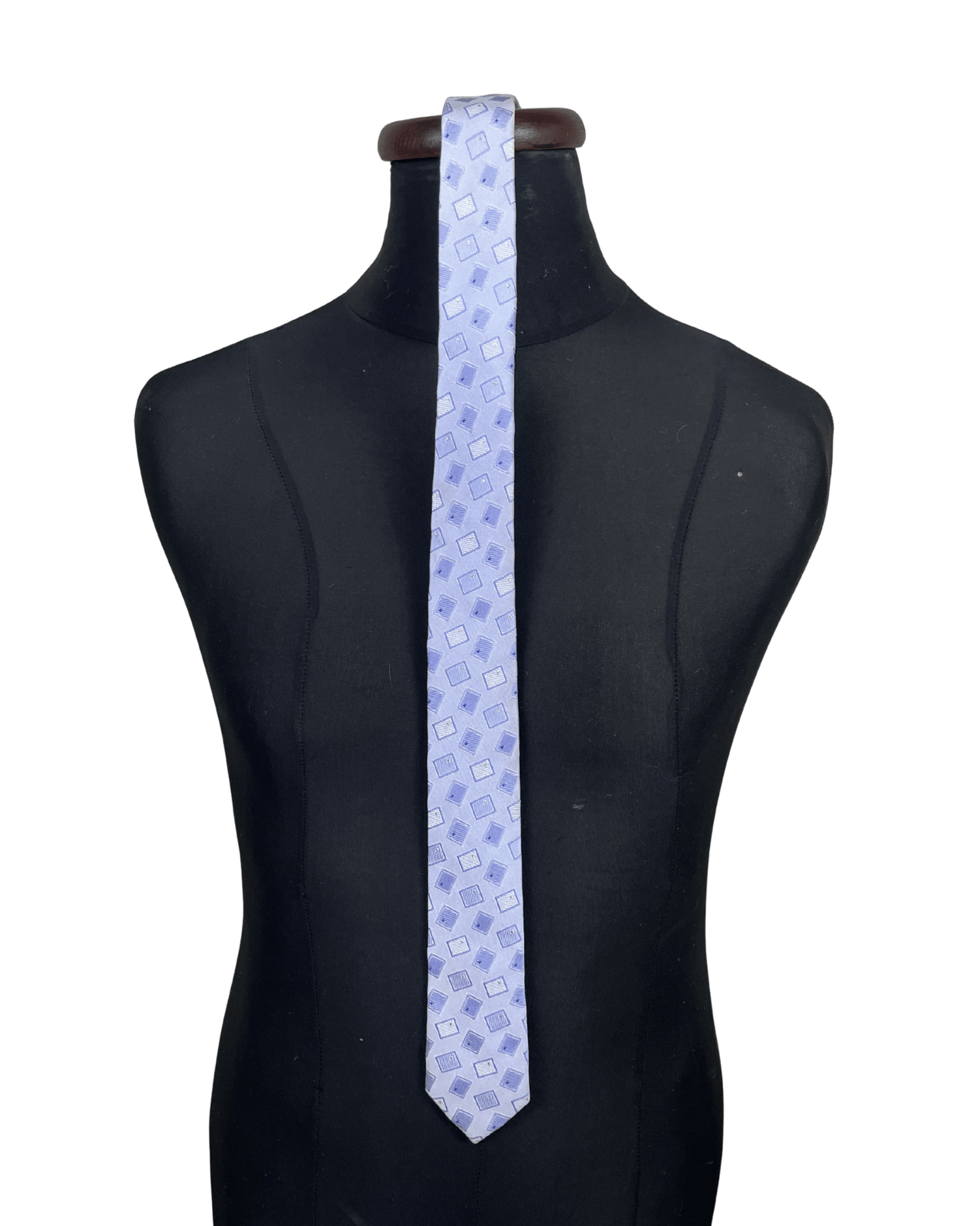 Geometric Slim Necktie - Funkify