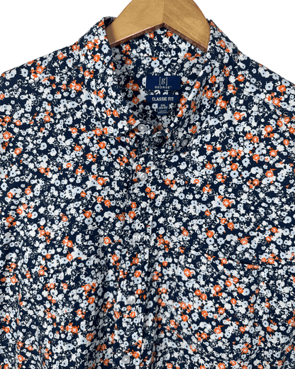 George Classic Fit Floral Shirt 2XL - Funkify