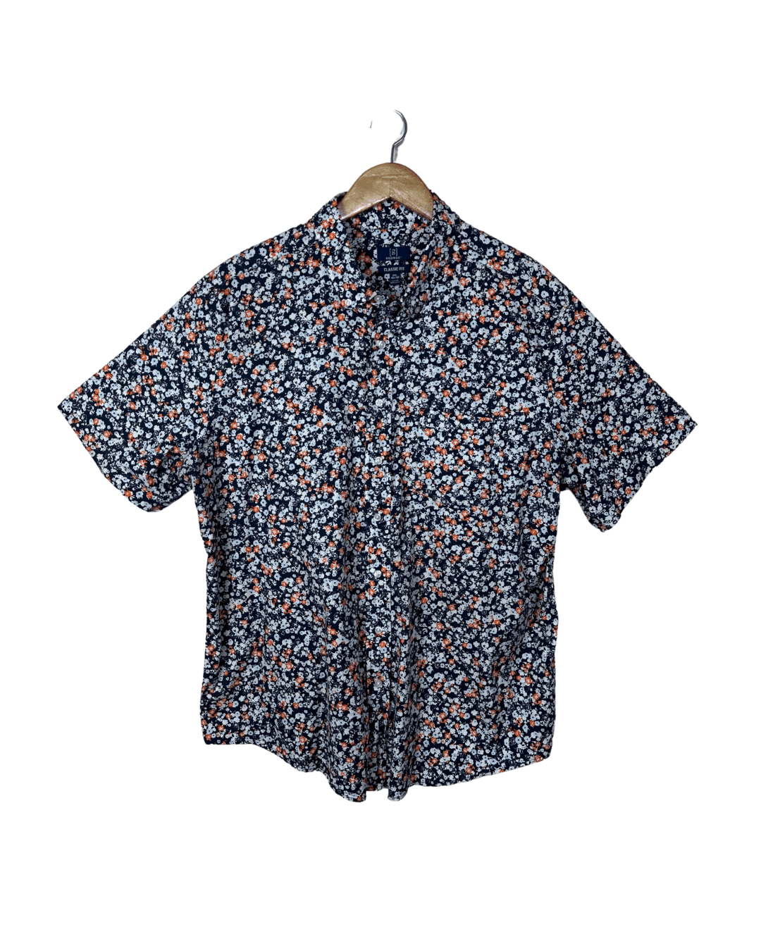 George Classic Fit Floral Shirt 2XL - Funkify