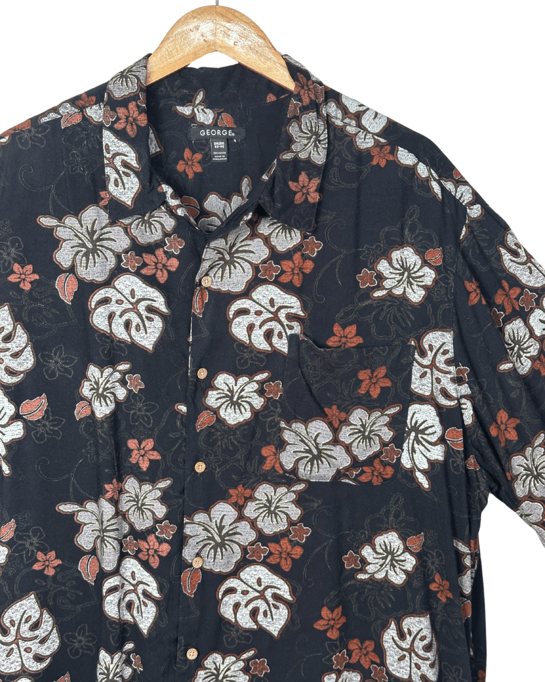 George Floral Shirt 2XL - Funkify