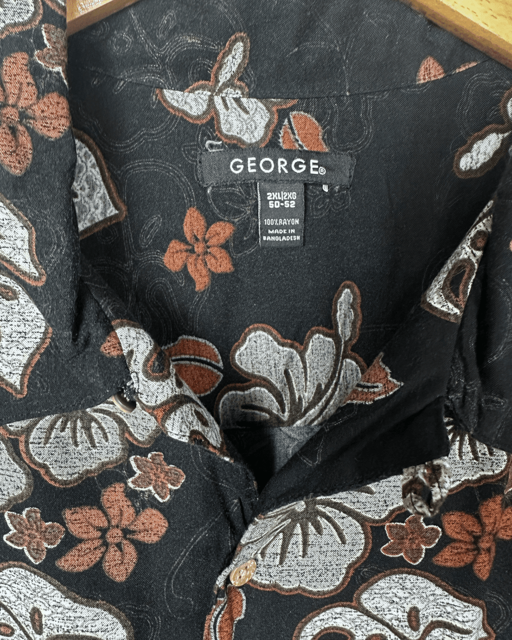 George Floral Shirt 2XL - Funkify