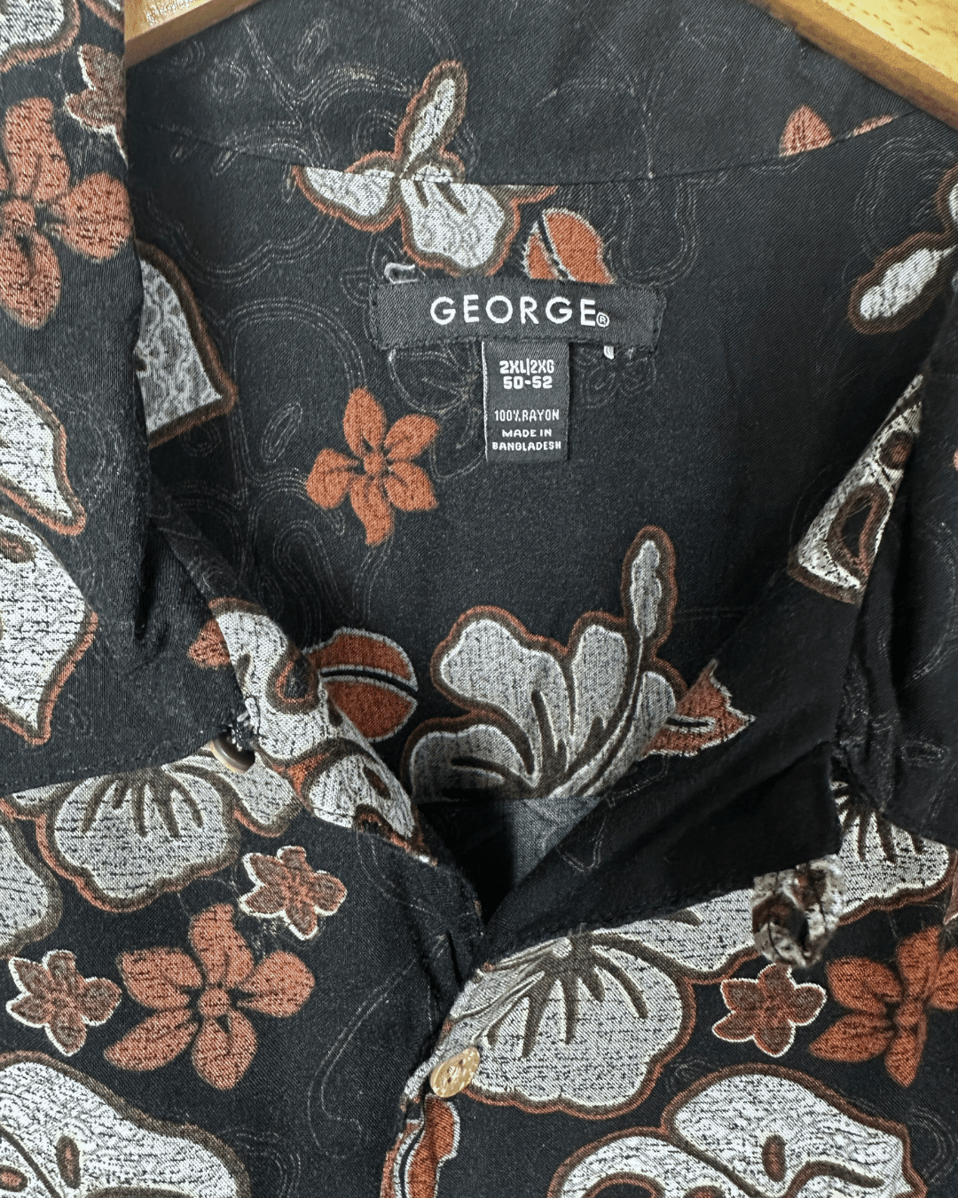 George Floral Shirt 2XL - Funkify