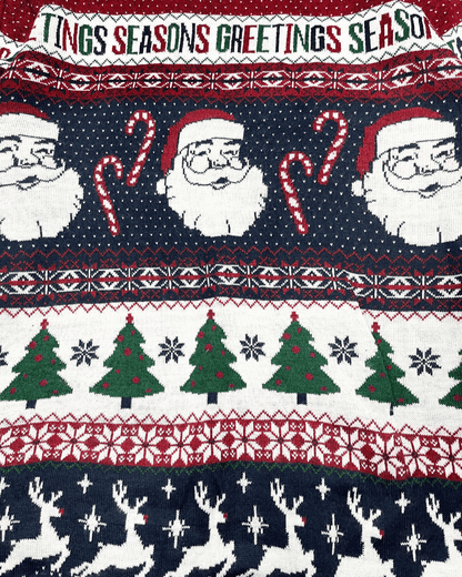 George. Greeting Season Christmas Sweater XL - Funkify