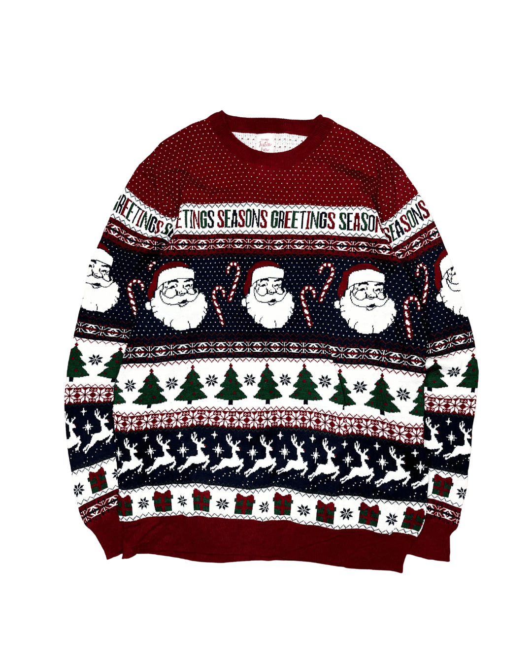George. Greeting Season Christmas Sweater XL - Funkify