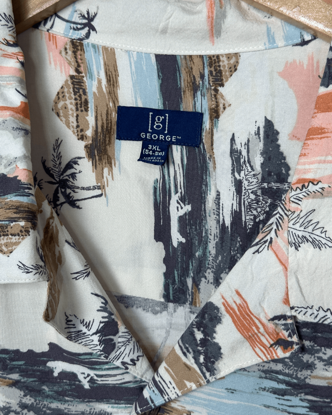 George Hawaiian Shirt 3XL - Funkify