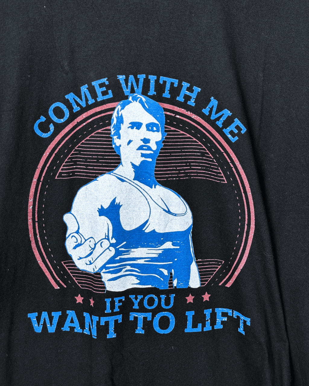 Gildan Graphic Tee – "Come With Me If You Want to Lift" - 3XL/4XL - Funkify
