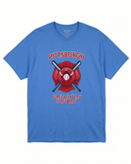 Gildan Pittsburgh Firefighters Softball Graphic Tee 2XL - Funkify