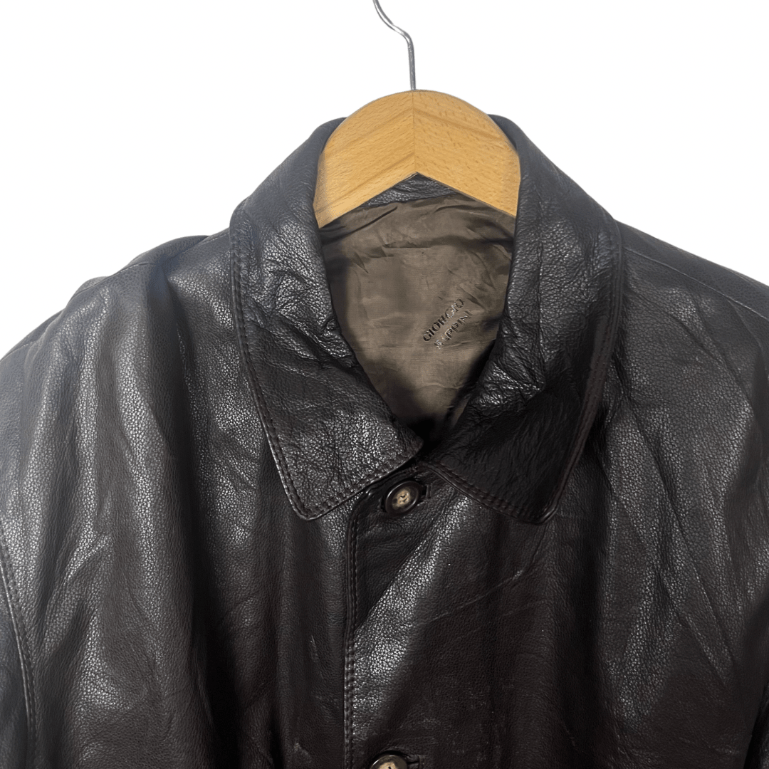 Giorgio Sappini Leather Jacket 2XL - Funkify