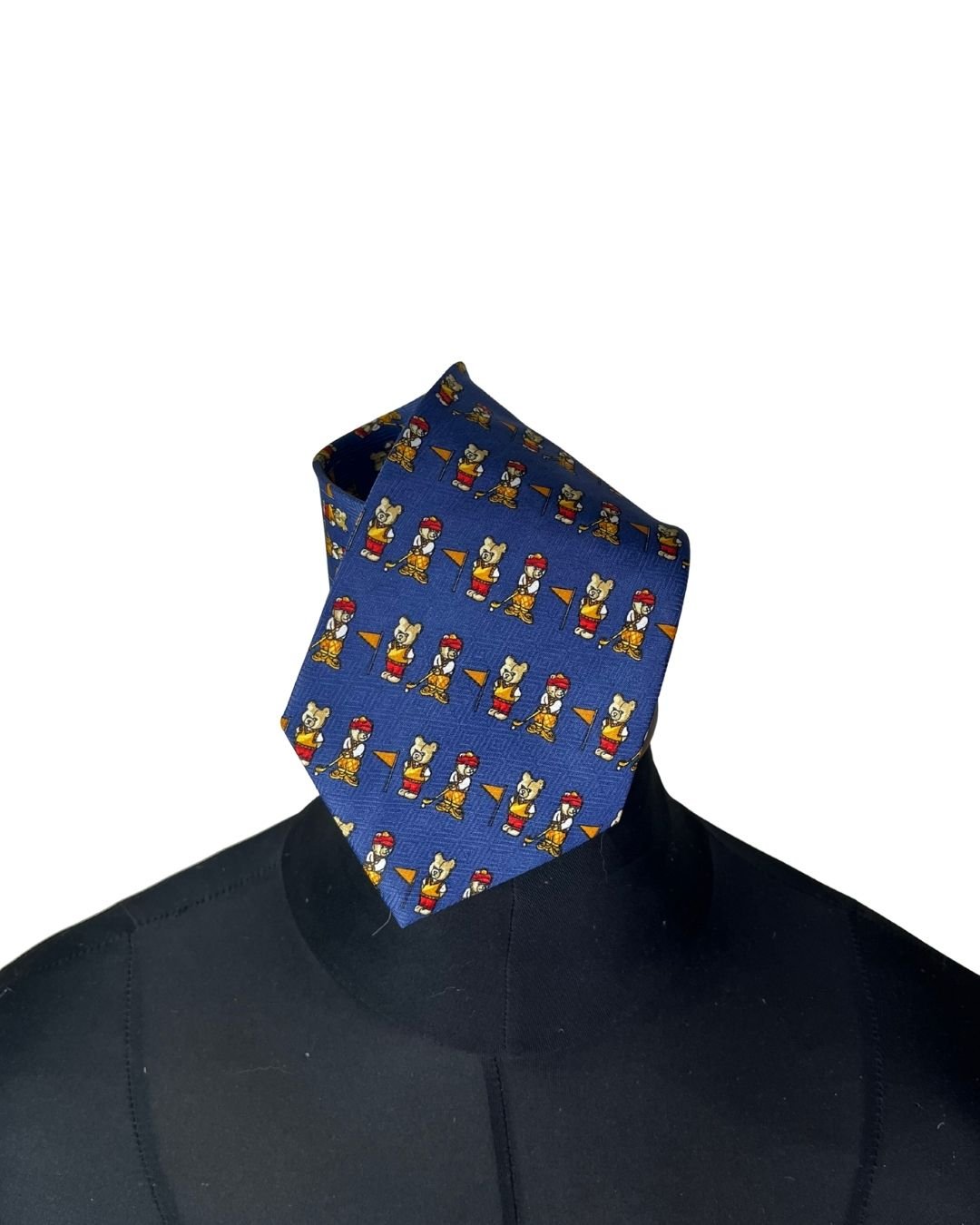 Golfing Teddy Bears necktie 10 cm - Funkify