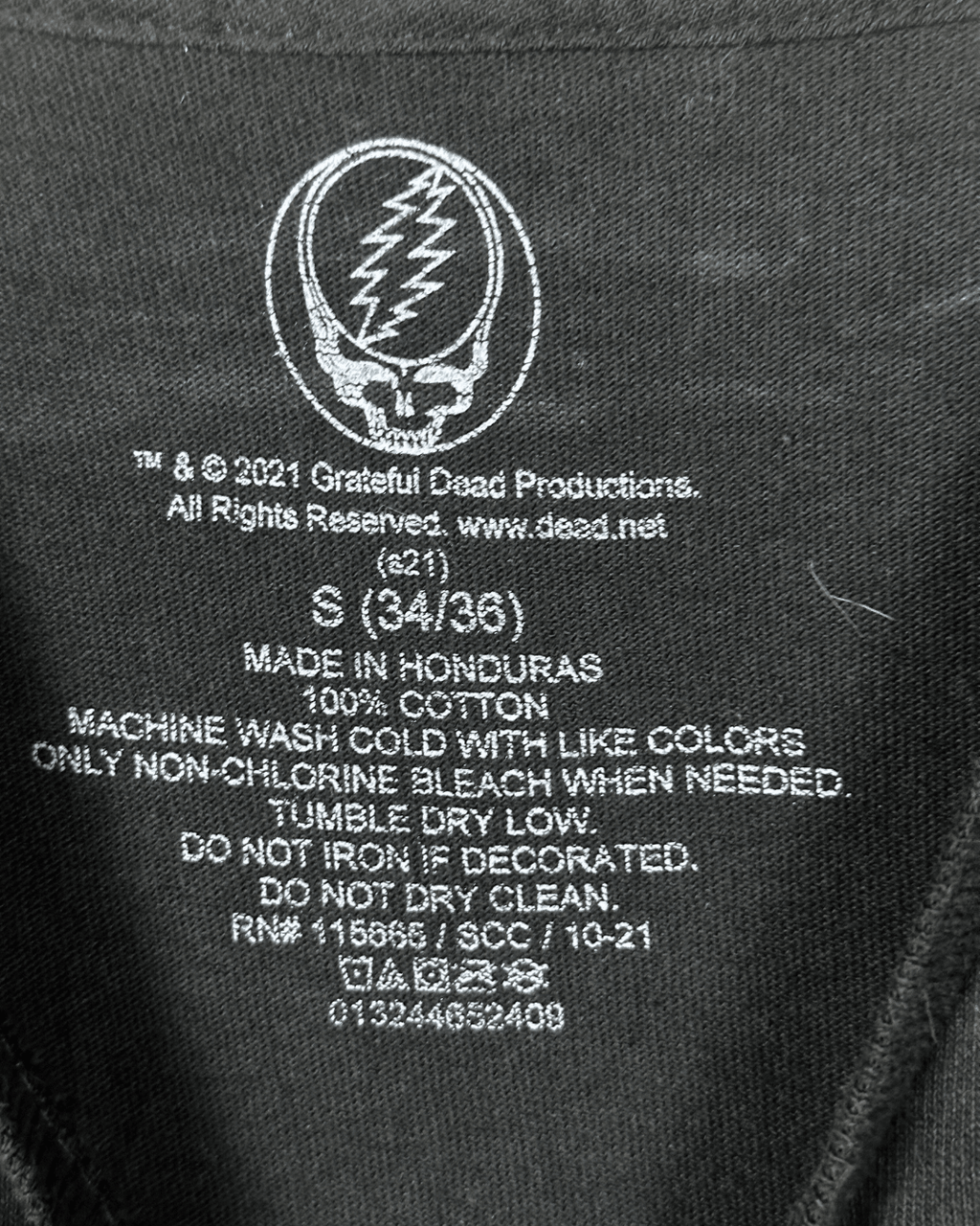 Grateful Dead Dancing Bears T-Shirt Small - Funkify