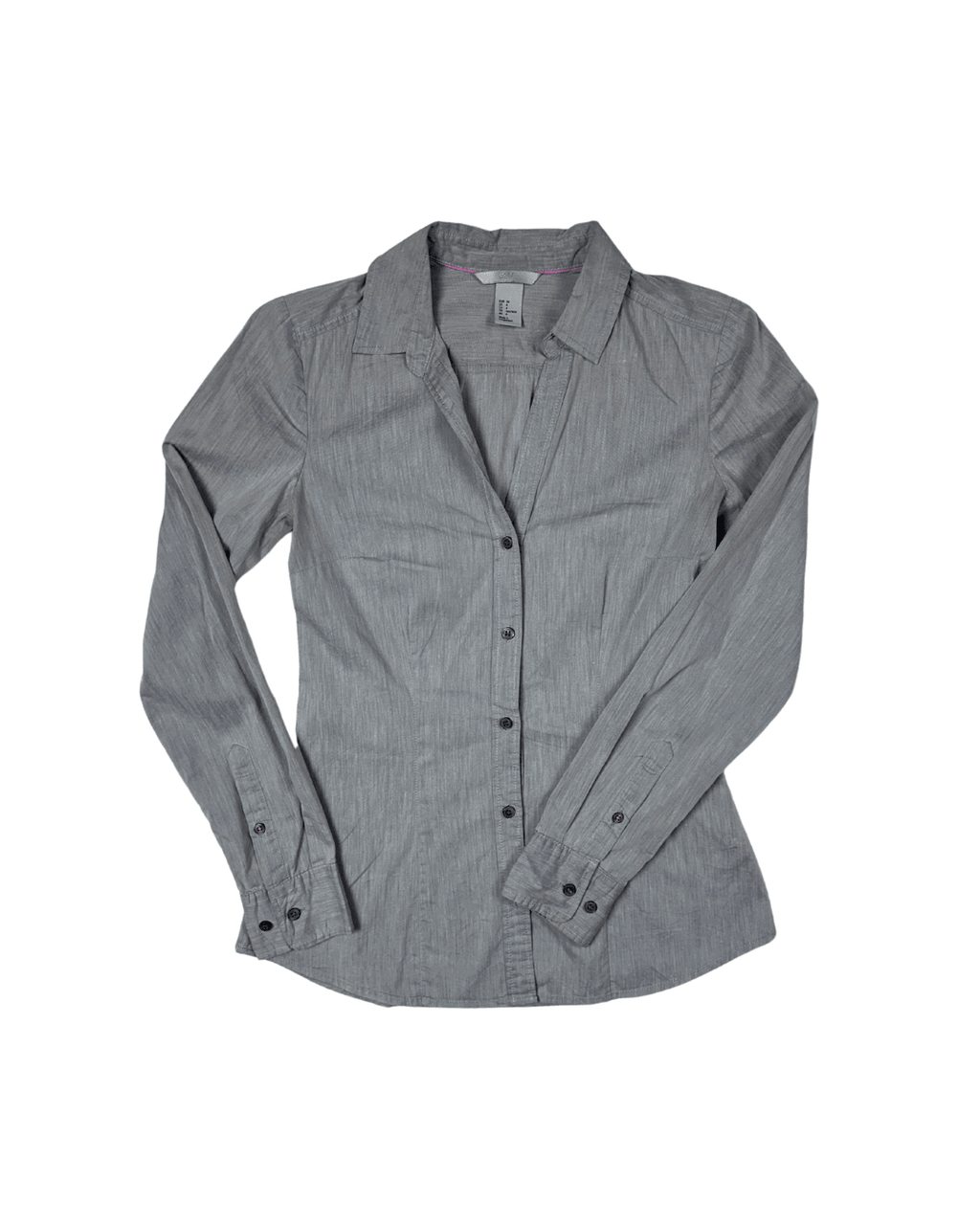 Gray Fitted Shirt - EUR 34 - Funkify