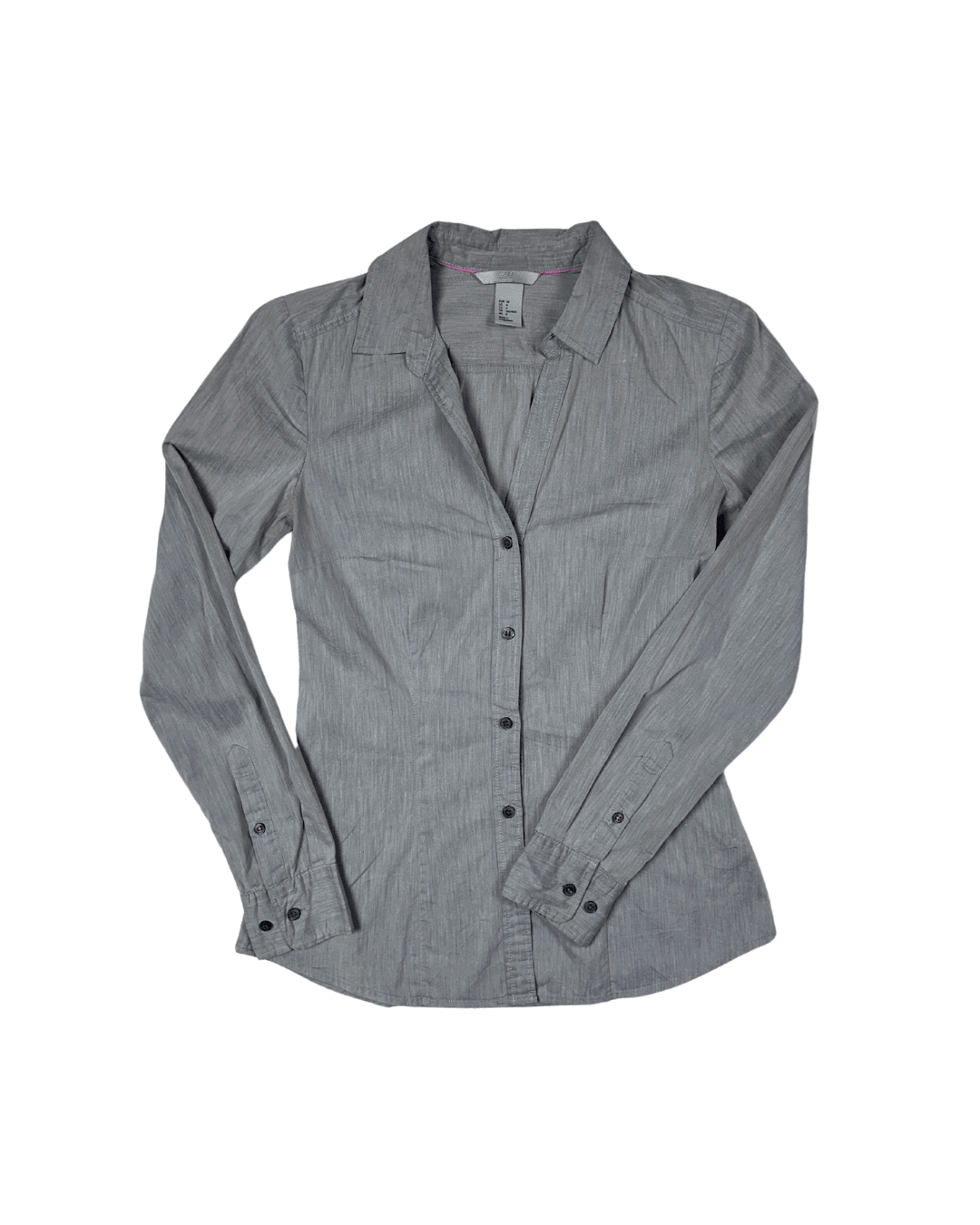 Gray Fitted Shirt - EUR 34 - Funkify