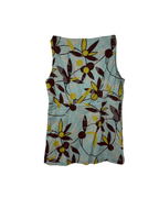 Great Plains Floral Teal Tank Top Small - Funkify