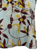 Great Plains Floral Teal Tank Top Small - Funkify