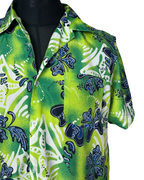 Green Abstract Floral Print Large - Funkify