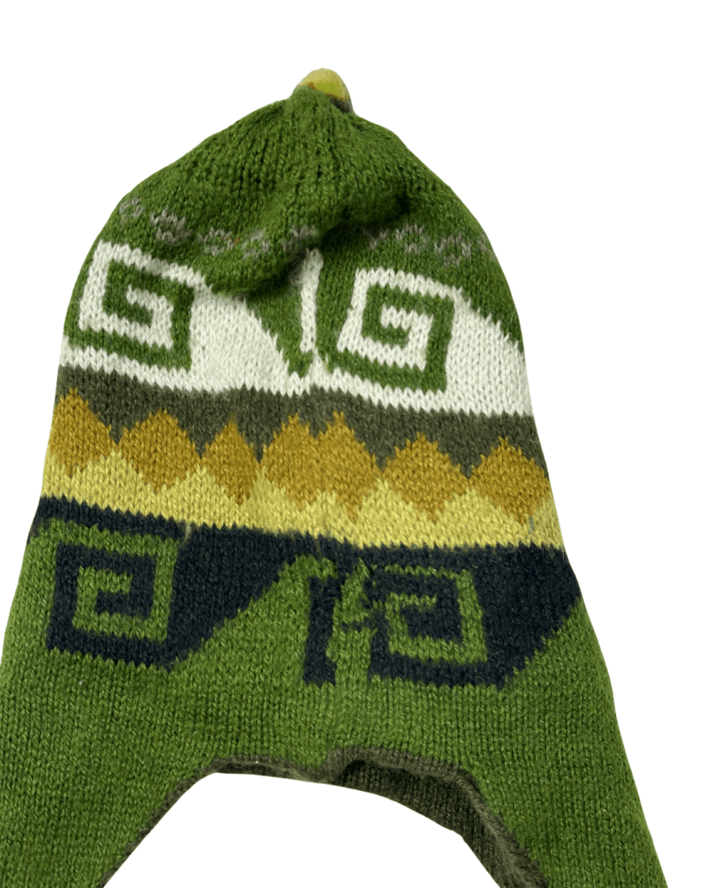 Green Earflap Beanie - Funkify