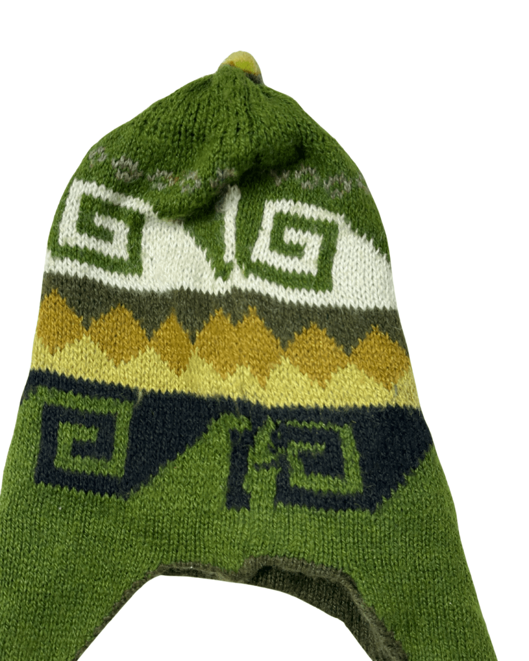 Green Earflap Beanie - Funkify