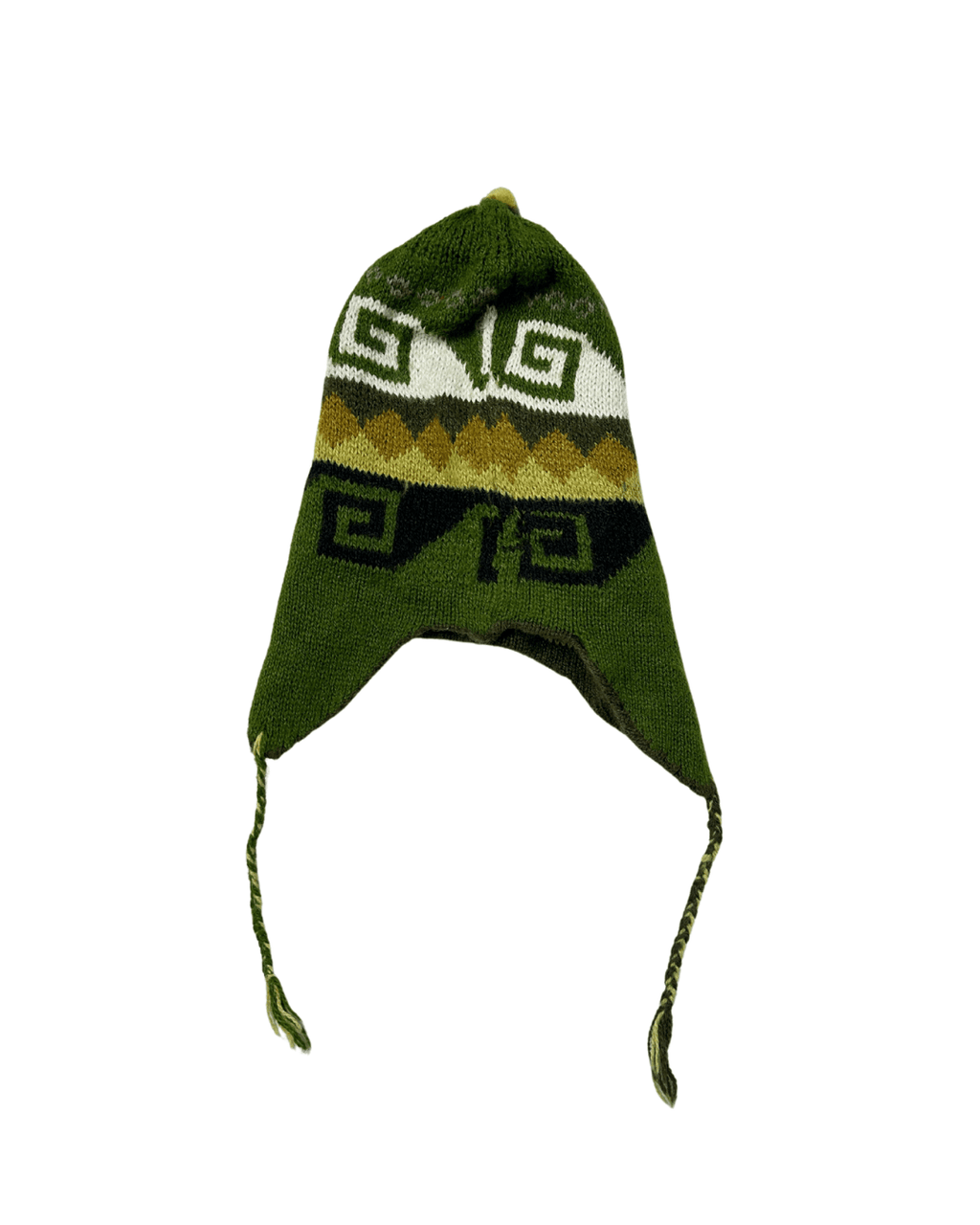 Green Earflap Beanie - Funkify