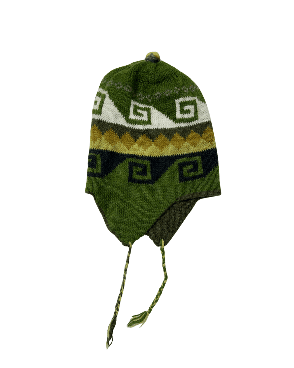 Green Earflap Beanie - Funkify